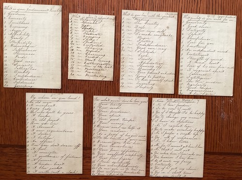 Rare handwritten victorian - rare,