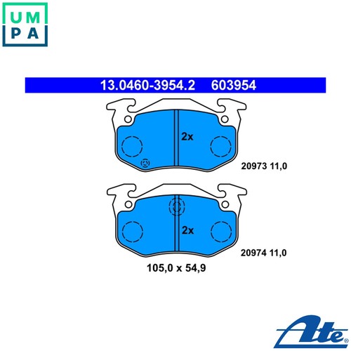 Brake pad set - brake,