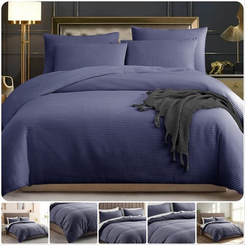 100 waffle duvet quilt - waffle,