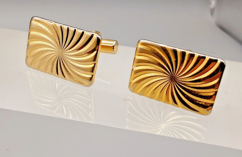 Vintage gold tone metal - vintage, gold-tone