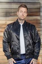 Men's Shiny Satin jacket Slim