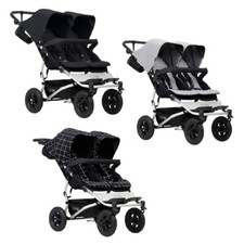 Mountain Buggy Duet Double Pushchair - All Terrrain From Birth Twin Easy Folding