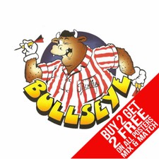 BULLSEYE BB1 BULLY DARTS POSTER ART PRINT A4 A3 SIZE BUY 2 GET ANY 2 FREE