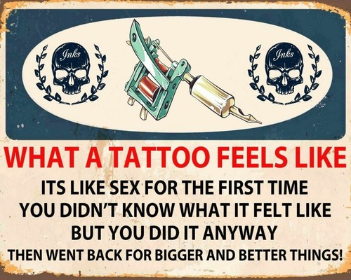 What tattoo feels like - a,