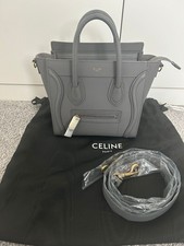 Celine Nano Luggage  Tote Grey