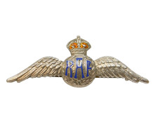 Wwii sterling silver enamel - wwii,