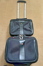 Wenger Patriot 17" 2-Piece Business Wheeled Laptop Briefcase Set Black 