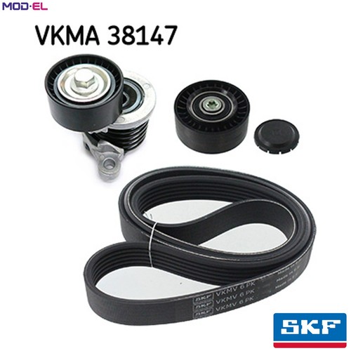 Vribbed belt set vkma - vkma, 38147