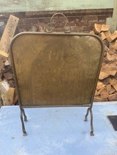 Vintage Brass Fire Fireplace