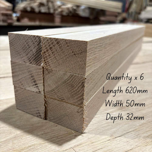 Planed oak hardwood timber - planed,