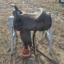 Western Saddle Vintage Well