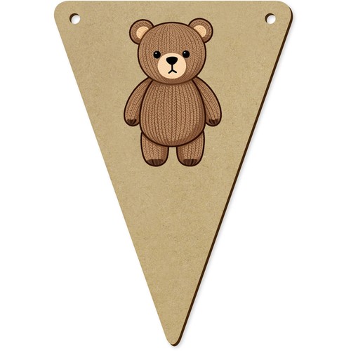 Knitted style bear - 'knitted,