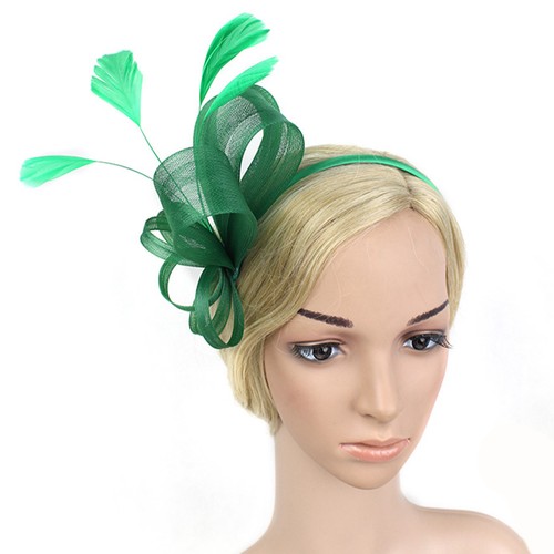 Fascinator headband feathering - headband,