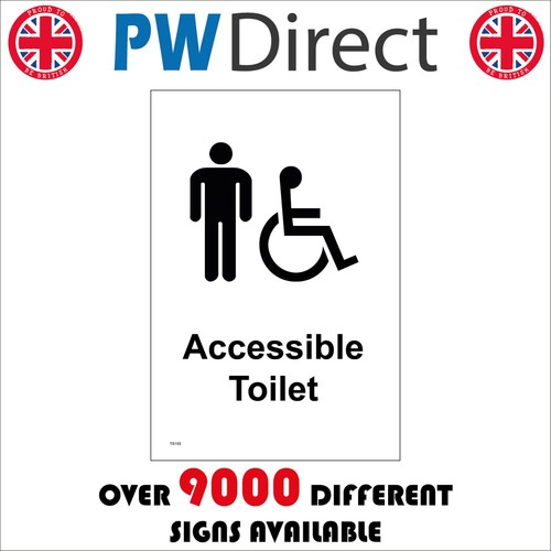 Sign male disabled accessible - male,