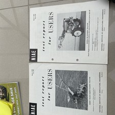 NIAE Test Reports job lot of 2- merry tiller major & Honda F60 walking tractors 