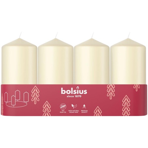 Bolsius smooth pillar candles - bolsius,