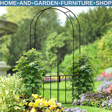 Metal Garden Arch with Double