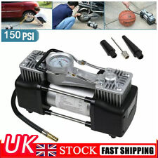 280W 12V Electric Car Tyre Inflator 150PSI Portable Air Compressor Pump For Cars