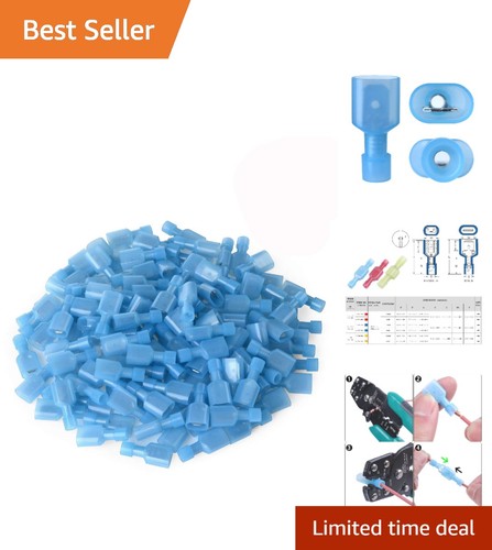 100 pcs blue nylon male - pcs,