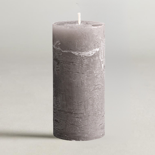 Rustic pillar candle 15cm with - pillar,