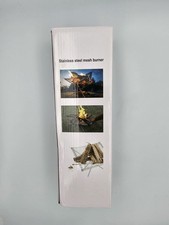 16" Folding Fire Pit Portable Mesh Steel Outdoor Camping Fireplace BBQ Bonfire