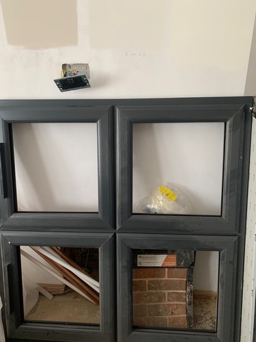 Anthracite grey upvc double - grey,