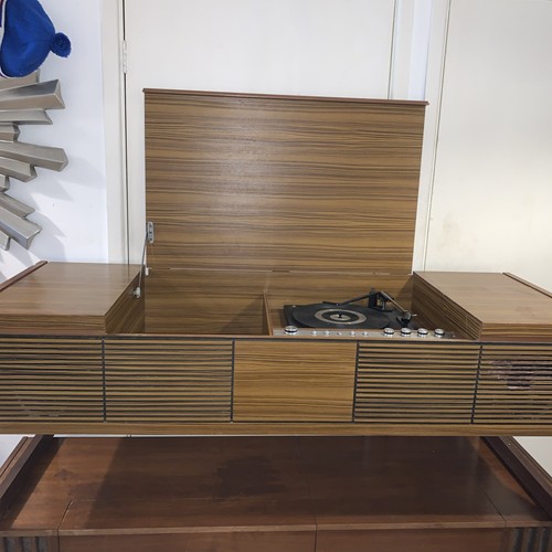 Vintage radiogram turntable - vintage,