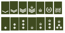 British army ranks vinyl - ranks,