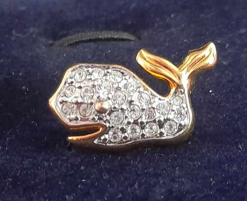 Swarovski gold tone crystal - swarovski,
