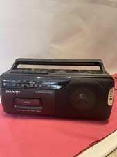 Sharp QT-110E Portable Radio Cassette Recorder Player FM AM