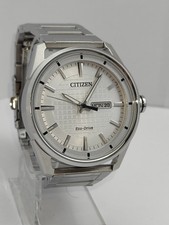 citizen eco drive mens stainless steel watch AW0080-57A