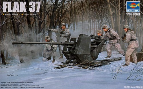 Trumpeter 02310 flak 37 - 1:35,