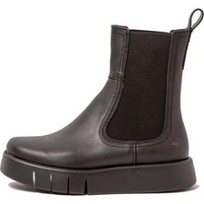 Art 1345 Malaga Womens Ladies Black Chelsea Boots Ankle Boots Size 4-8