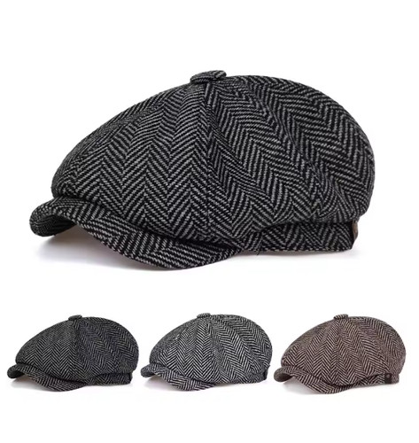 Adjustable peaky blinders hat - peaky,