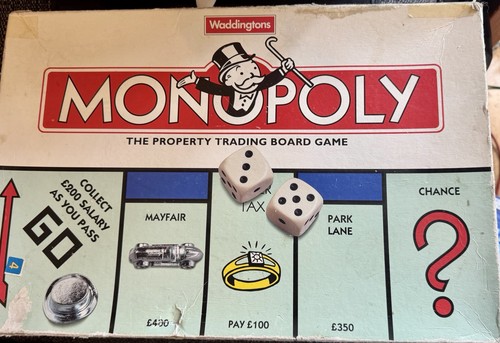 Waddingtons monopoly board - waddingtons,