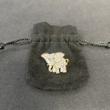 Swarovski Elephant Tie Tac Pin