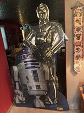 Star Wars R2-D2 and C-3PO,Life-size Cardboard Cutout 2005 Lucasfilm