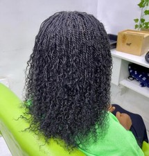 18" Human hair blend, curly