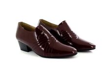 Mens Lucini Burgundy Patent