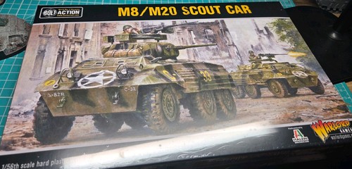 Warlord games m20 scout - m8/m20, car