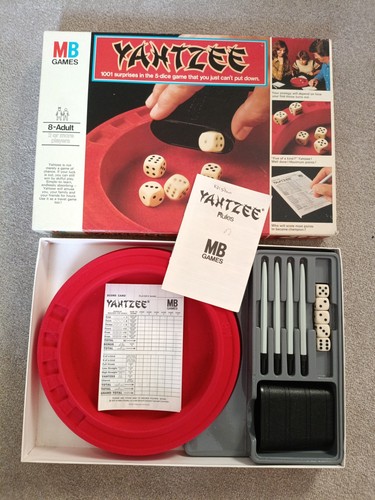 1976 vintage yahtzee - 1976, game