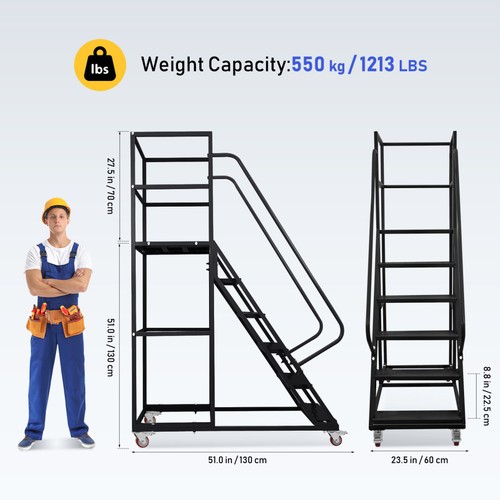 6step rolling warehouse step - warehouse,