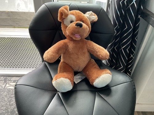 Build bear patch dog brown - build,