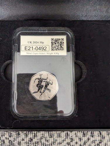 Olympic 50p date stamped - olympic,