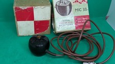 Cosmocord acos MIC 33-1 Crystal Hand or Desk Microphone Boxed Vintage