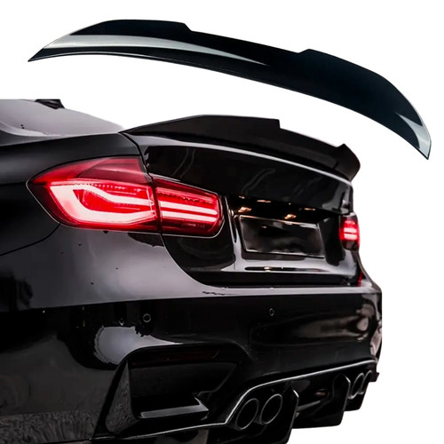 Black psm rear trunk spoiler - rear,
