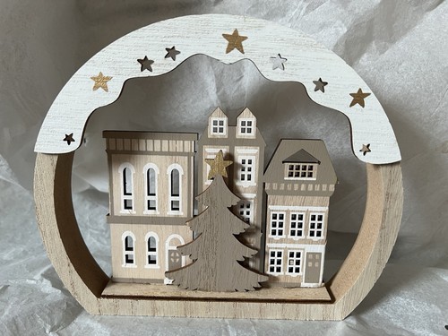 Wooden christmas decoration - wooden,