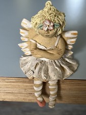 Eden Pottery Of Whitby Ceramic Fairy To Sit On Shelf