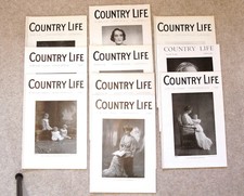 10 COUNTRY LIFE MAGAZINES: The