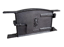 Antique Coalbrookdale Cast Iron Bread Oven Door With Frame - UKAA